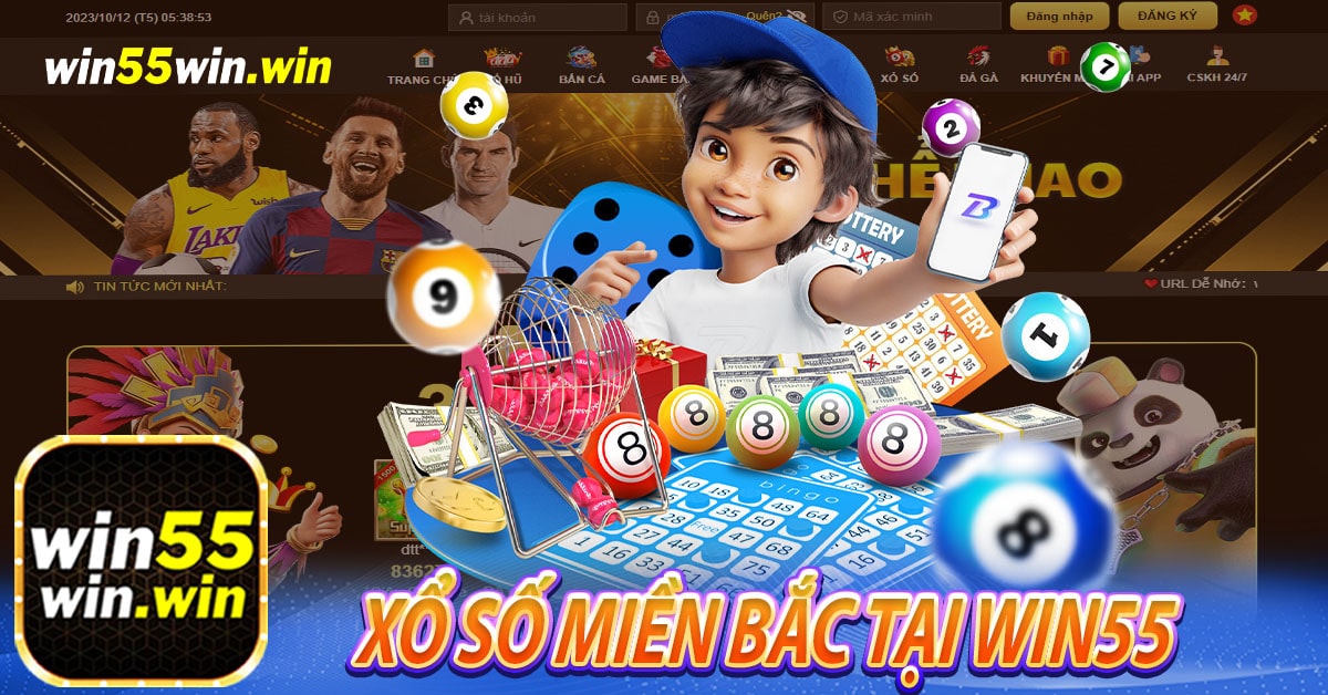 Xổ số miền Bắc tại Win55